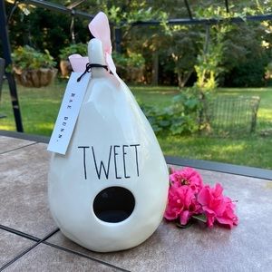 New with tags Rae Dunn tweet bird house